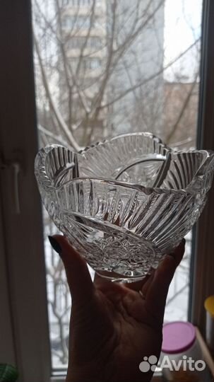 Ваза хрустальная СССР