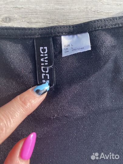 Блестящий топ HM L