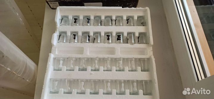 Шахматы рюмки