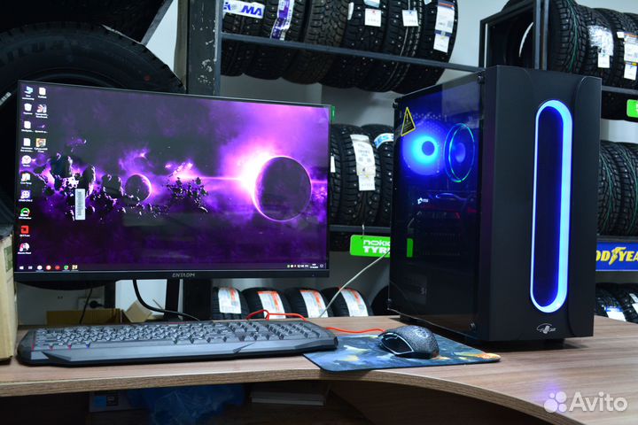 Игровой пк 8 ядер + MSI 470+16gb озу