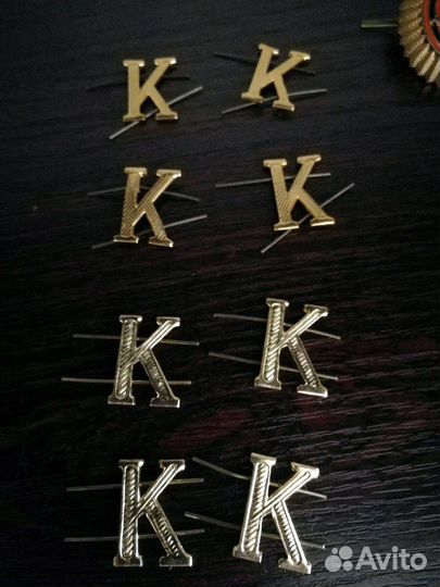 Для кадетской школы. Кокарда, буква К-кадетский кл