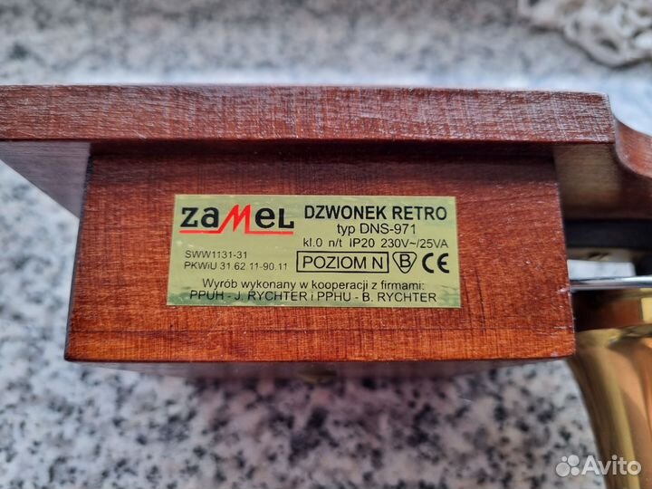 Zamel Звонок ретро электромеханический DNS-971