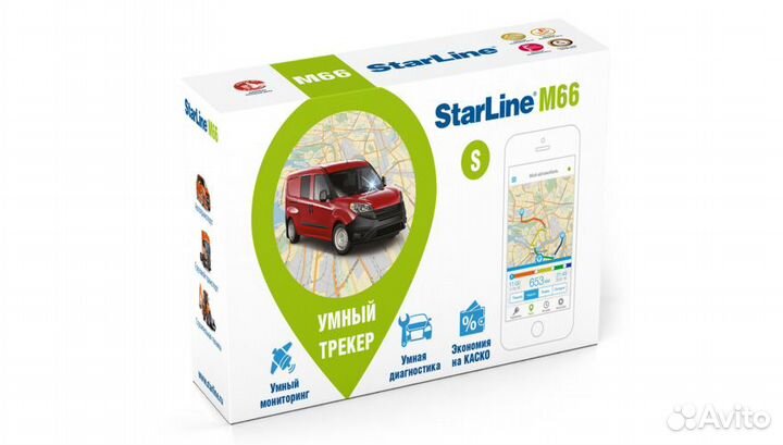 Умный трекер стралайн М66 v2 / StarLine M66 s