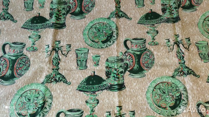 Отрез ткани лён СССР