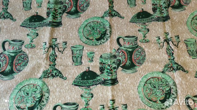 Отрез ткани лён СССР