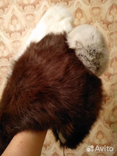 Шапка кроличья детская