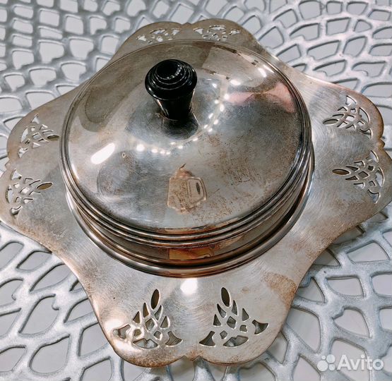 Маслёнка-икорница, Винтаж