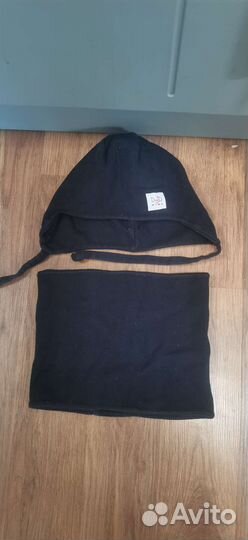 Шапка и снюд детская для мальчика