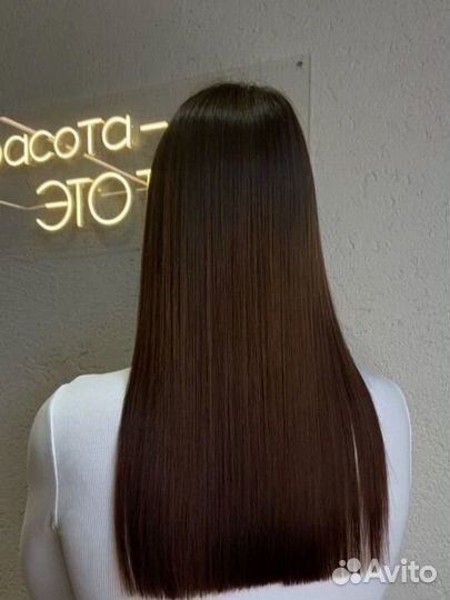 Кератиновое выпрямление волос /Ботокс Любая длина