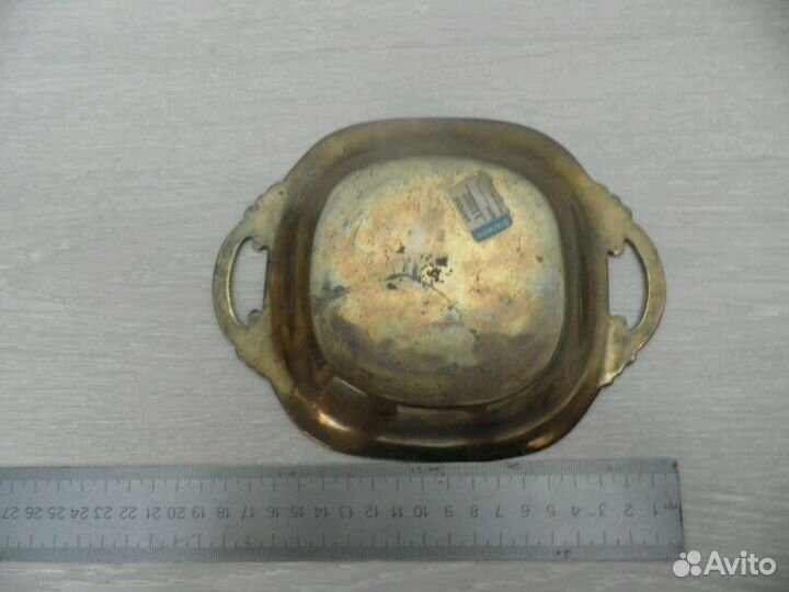 Блюдо бронзовое