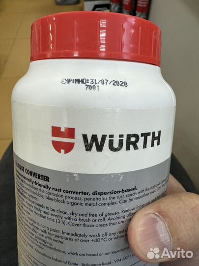 Преобразователь ржавчины Wurth