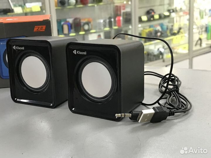 Колонки для пк Kisonli V310 черный