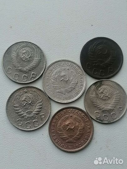 Монеты мельхиор СССР 1931-1957г