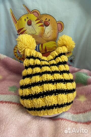 Шапка детская вязаная билайн