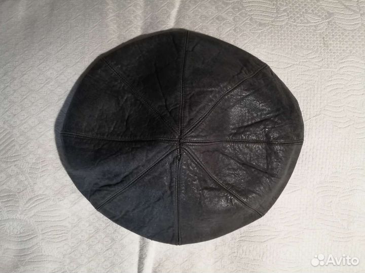 Старинный берет из кожи RH Macy & Co
