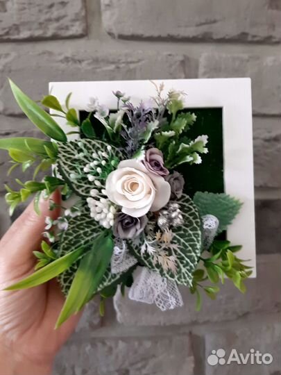 Цветочная композиция на стену