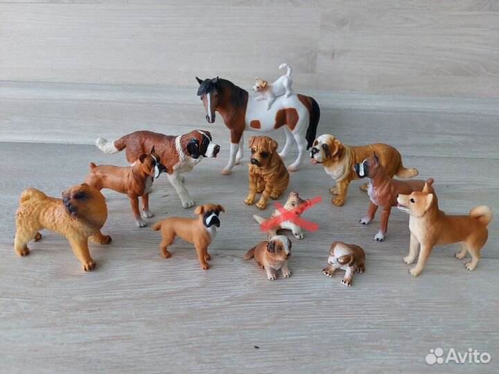 Животные Schleich и др. Собаки и волки и др