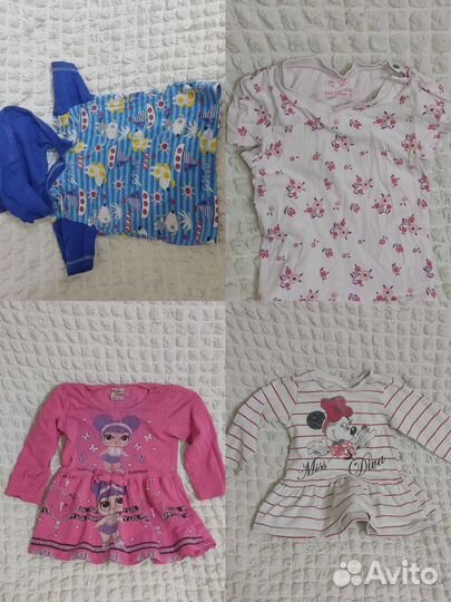 Одежда для девочки пакетом 80 86 92 98