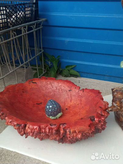 Каповые чаши(декор из дерева)