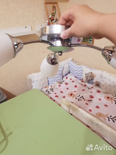 Люстра потолочная бу