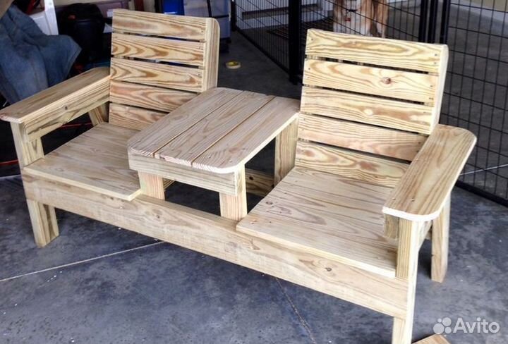 Скамейка лавочка садовая