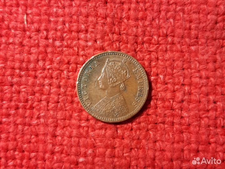 Монета/British india/1891год.1/12anna