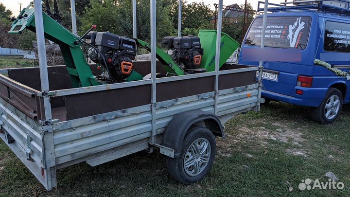 Измельчение веток, удаление пней и деревьев