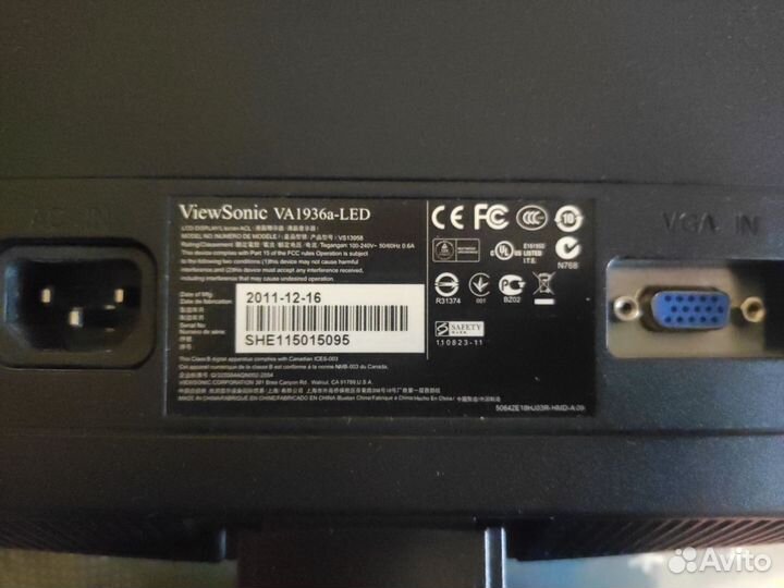 Монитор для компьютера viewsonic