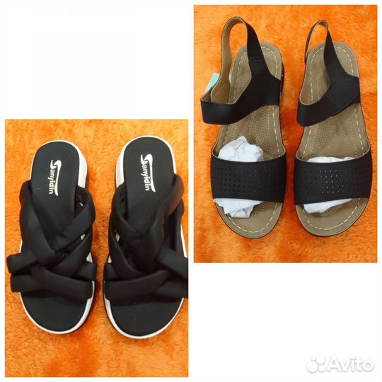 Шлепанцы женские новые