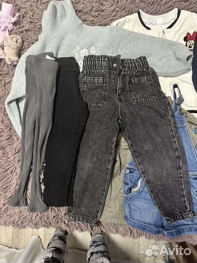 Вещи пакетом на девочку 98 104 zara