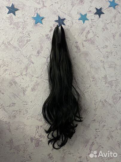 Накладные волосы на резинке