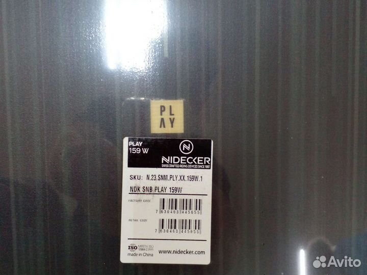 Сноуборд Nidecker Play 159w вайдовый
