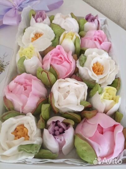 Зефирные коробочки, букеты, корзинки