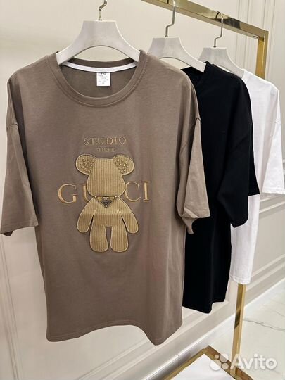 Футболка женская gucci оверсайз