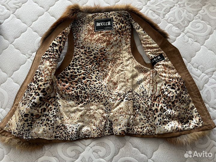 Жилет натуральный мех