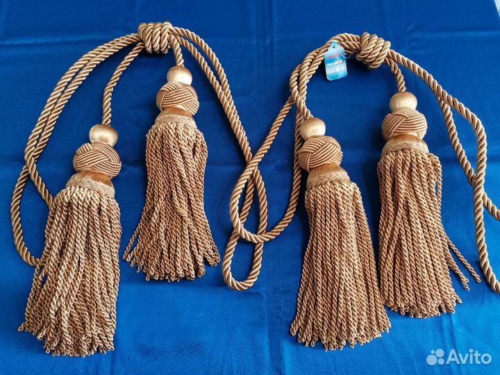 Кисти подхваты для штор.Золотые. Новые