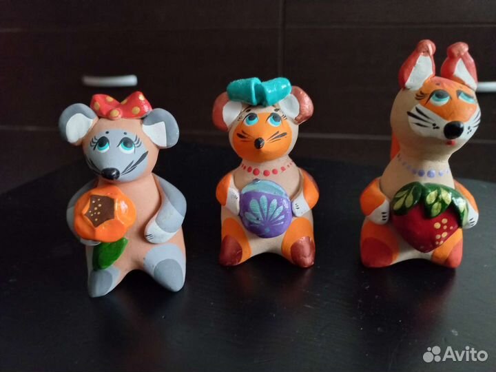 Глиняные свистульки - коллекция.Торг