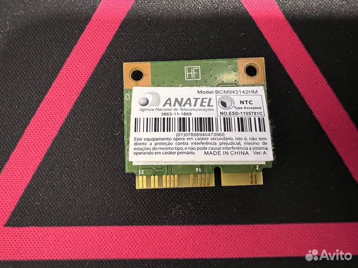 Wi-Fi модуль anatel BCM943142HM