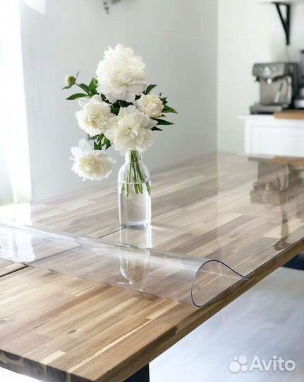 Гибкое мягкое стекло на стол силиконовая скатерть