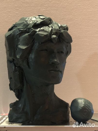 Бюст Виктора Цоя академический портрет