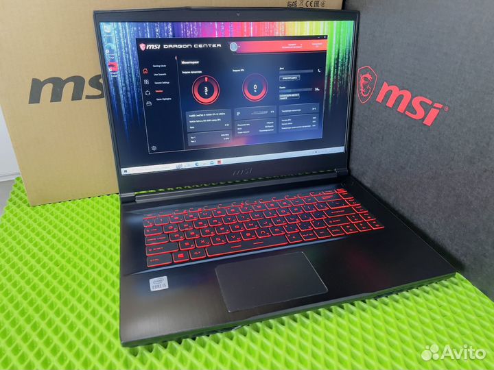 Ноутбук MSI GF65 Thini i5/8/RTX3060 6Gb (комплект)