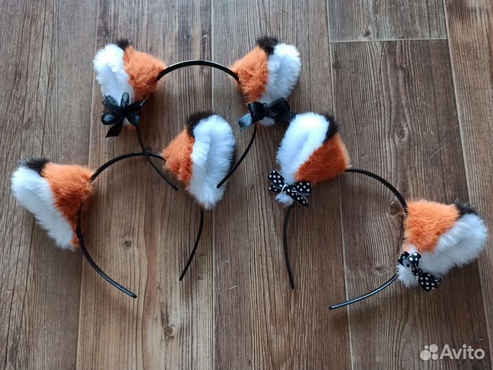 Ободок ушки лисы. Костюм лисичка