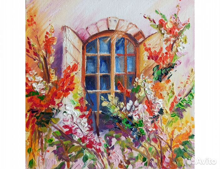 Картина с окном 