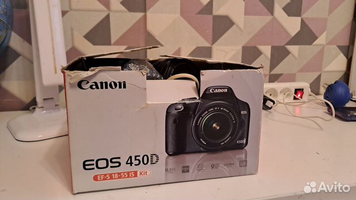 Canon 450d с 2 объективами