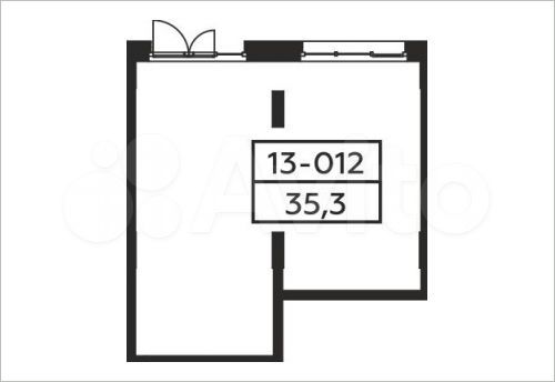 Аренда торговое помещение, площадь 35.3 кв.м