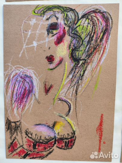 Картина масляной пастелью