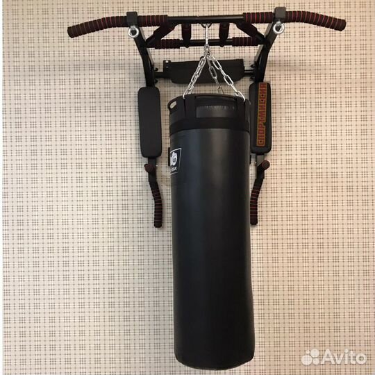 Боксерский мешок 40 кг + турник 3 в 1 мультихват