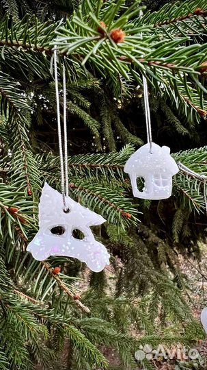 Набор 7шт,Новогодние игрушки, украшения для ёлки