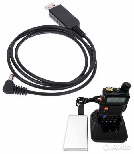 Кабель USB для зарядки рации Baofeng новый
