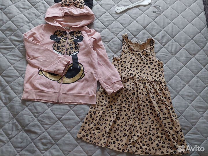 Пакет одежды в основном H&M для девочки 116 р